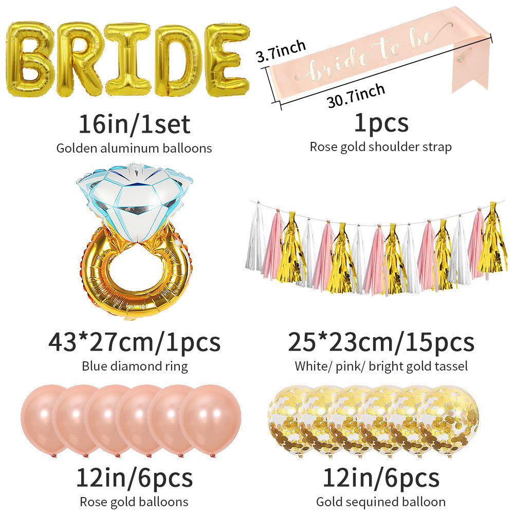 Bride To Be Essential Balloon Decoration Pack