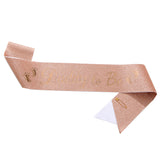 Rose gold "Daddy to Be" Satin Sash