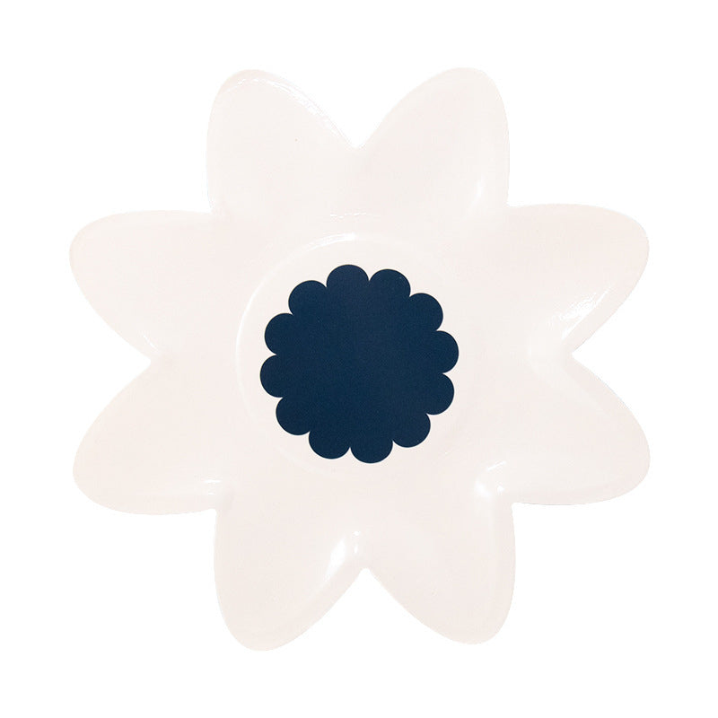 Daisy Flower Shaped Disposable Paper Plate (8pcs)