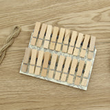 Christmas Wooden clips for photo hanging and decoration