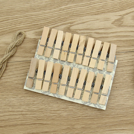 Christmas Wooden clips for photo hanging and decoration