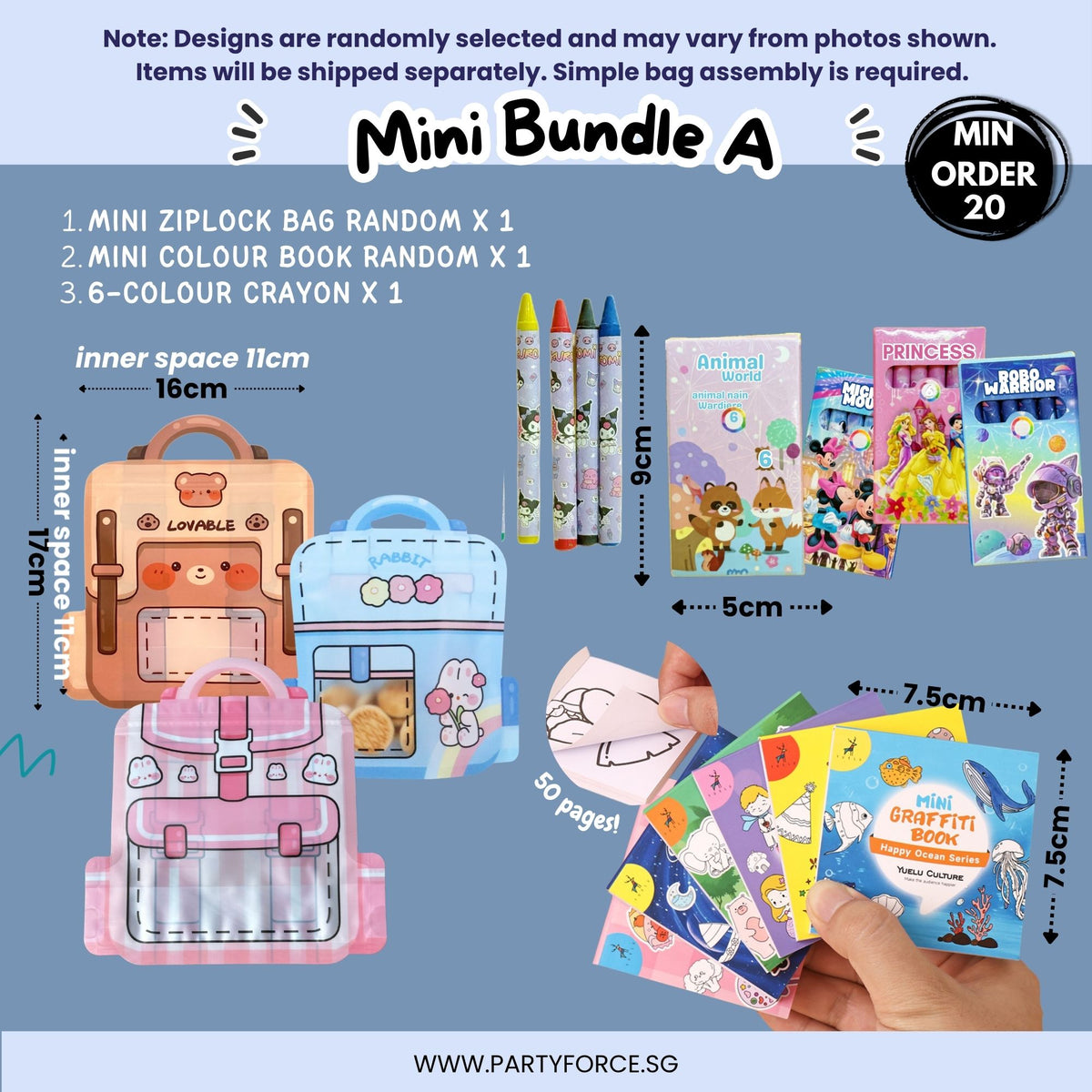 Kids Party Goodie Bag Mini Bundle A