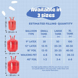 Disposable Helium Tank