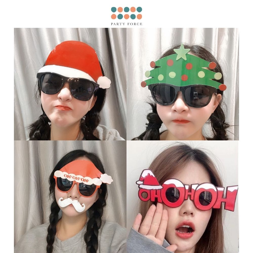 Christmas Party Decorative Glasses for Christmas Accessories