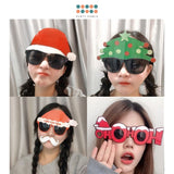 Christmas Party Decorative Glasses for Christmas Accessories