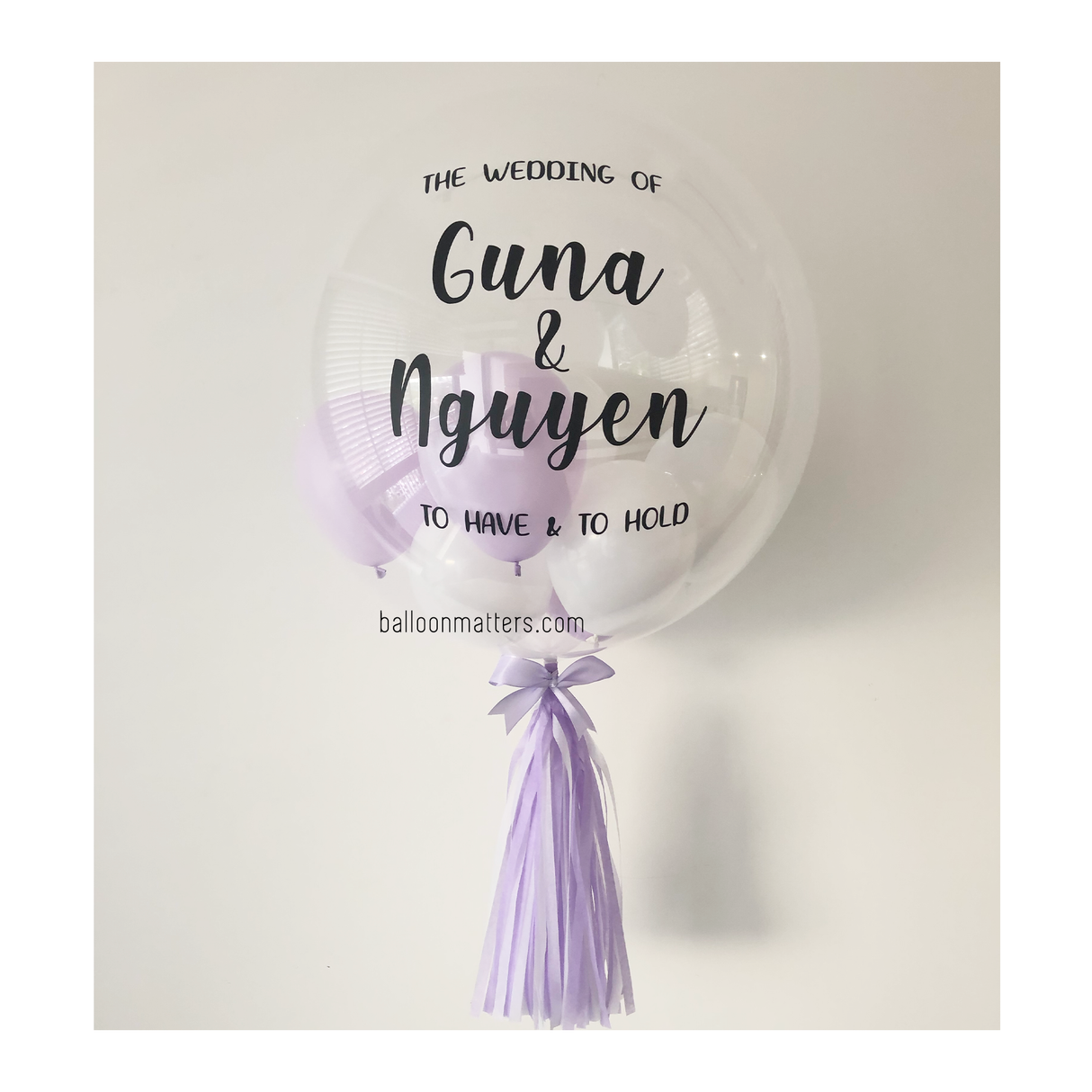 Pastel Purple Bubble Balloon