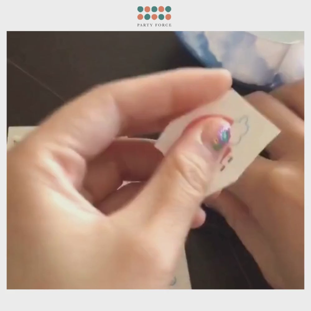 Cute Cartoon Tattoo Sticker Set