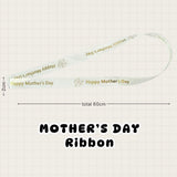 Crochet Sunflower Pot Tulip Pot Mother's Day Teachers Day Card Ribbon PVC Gift Bag