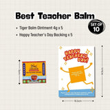 Best Teacher Tiger Balm with Teacher's Day Card