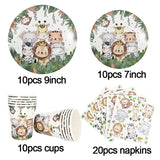 Animal Safari theme party balloon for Happy birthday Party Decoration