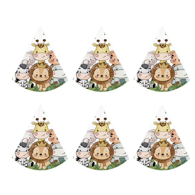 Animal Safari theme party balloon for Happy birthday Party Decoration