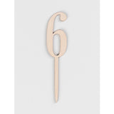 [SG Seller] - Birthday 100days number wooden cake topper