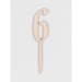 [SG Seller] - Birthday 100days number wooden cake topper