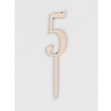 [SG Seller] - Birthday 100days number wooden cake topper