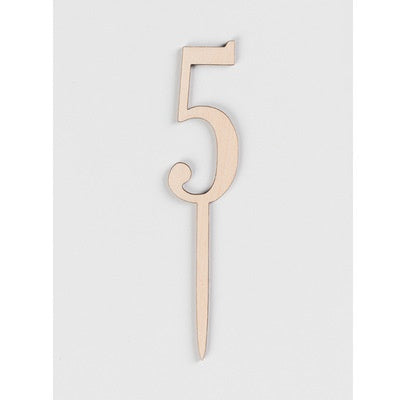 [SG Seller] - Birthday 100days number wooden cake topper