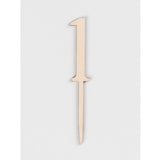 [SG Seller] - Birthday 100days number wooden cake topper