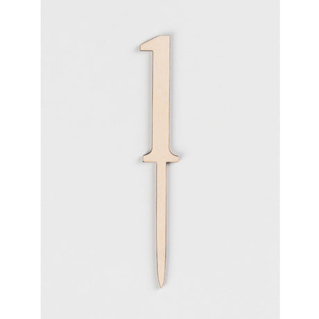 [SG Seller] - Birthday 100days number wooden cake topper