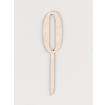 [SG Seller] - Birthday 100days number wooden cake topper