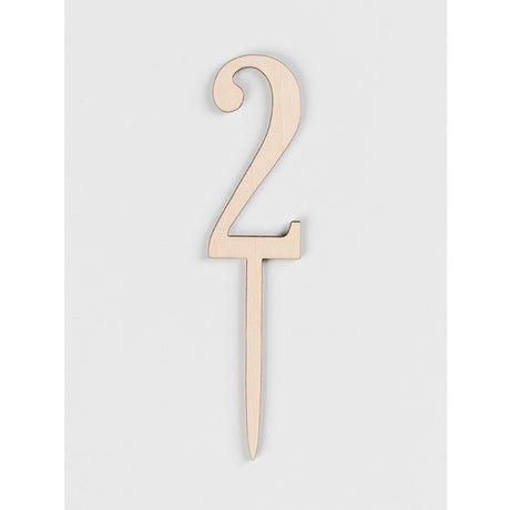 [SG Seller] - Birthday 100days number wooden cake topper