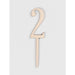 [SG Seller] - Birthday 100days number wooden cake topper