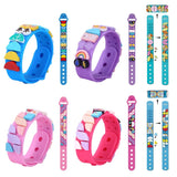 [SG seller] Christmas DIY Dots Bricks Kids Block Bracelet Wristband party goodie bag gift