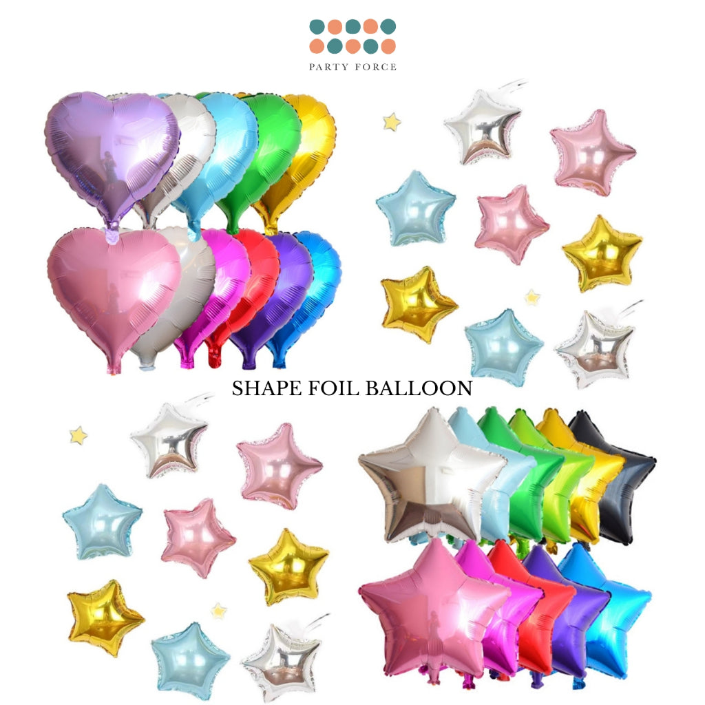 Star Shape Foil Balloon 18 inch / 10 inch