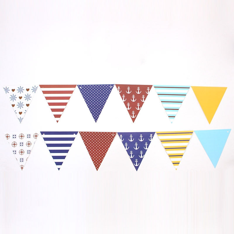 [SG Instock] Decorative Happy Birthday Banner Garland Triangle Flag Bunting for Party Decoration