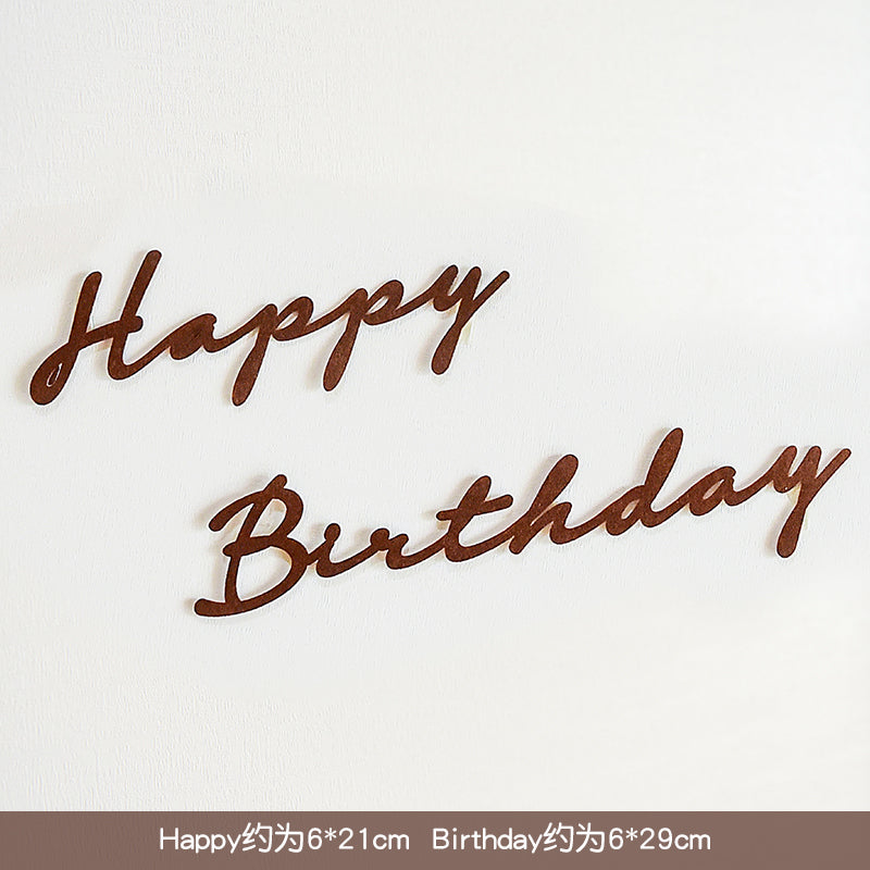 [SG Seller] Felt Reusable Happy Birthday Party Decoration Banner