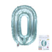 32 inch Jelly Blue Number Balloon