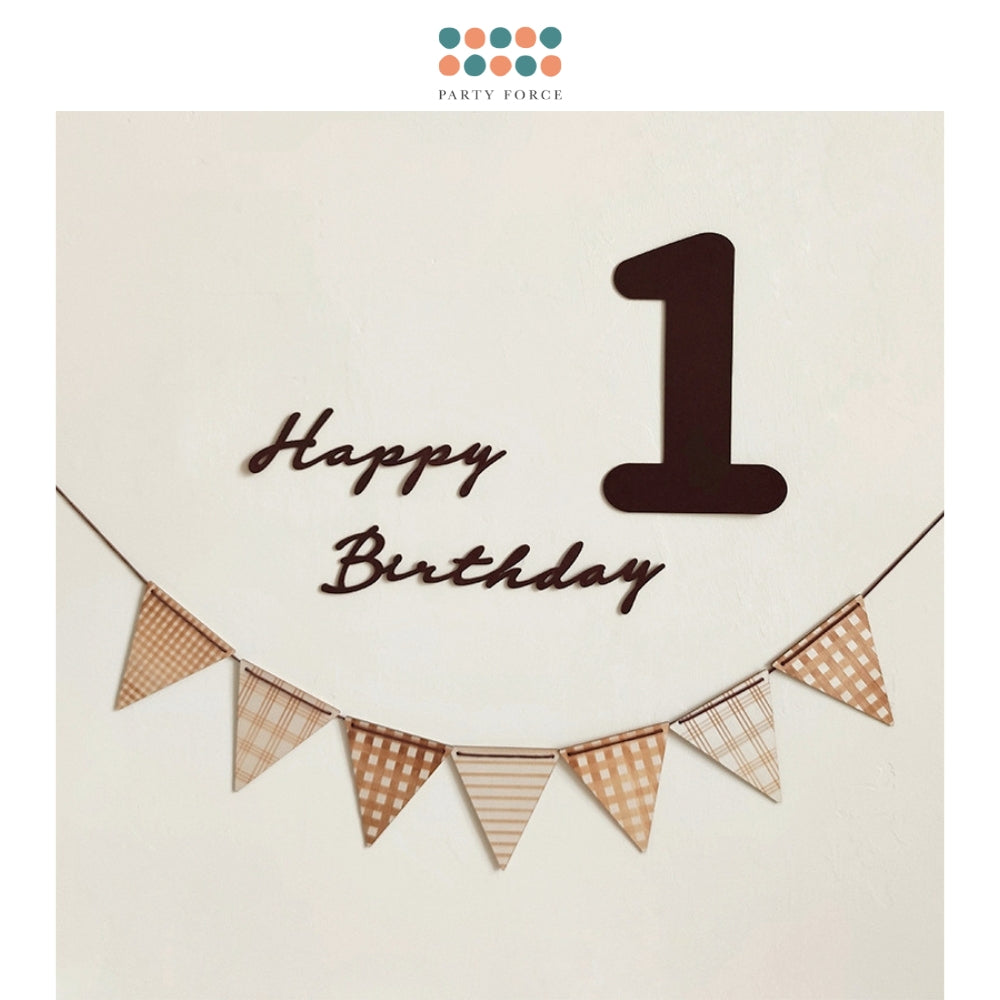 [SG Seller] Felt Reusable Happy Birthday Party Decoration Banner