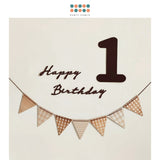 [SG Seller] Felt Reusable Happy Birthday Party Decoration Banner
