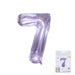 32 inch Jelly Purple Number Balloon