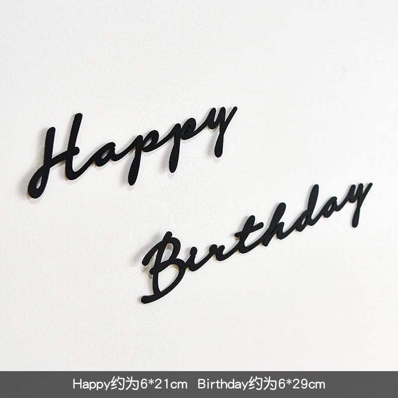 [SG Seller] Felt Reusable Happy Birthday Party Decoration Banner