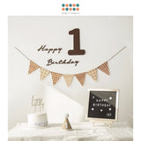 [SG Seller] Felt Reusable Happy Birthday Party Decoration Banner