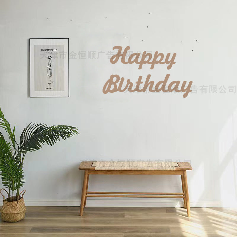 [SG Seller] Felt Reusable Happy Birthday Party Decoration Banner