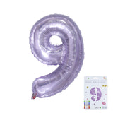 32 inch Jelly Purple Number Balloon