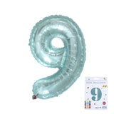 32 inch Jelly Blue Number Balloon