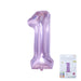 32 inch Jelly Purple Number Balloon