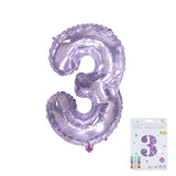 32 inch Jelly Purple Number Balloon