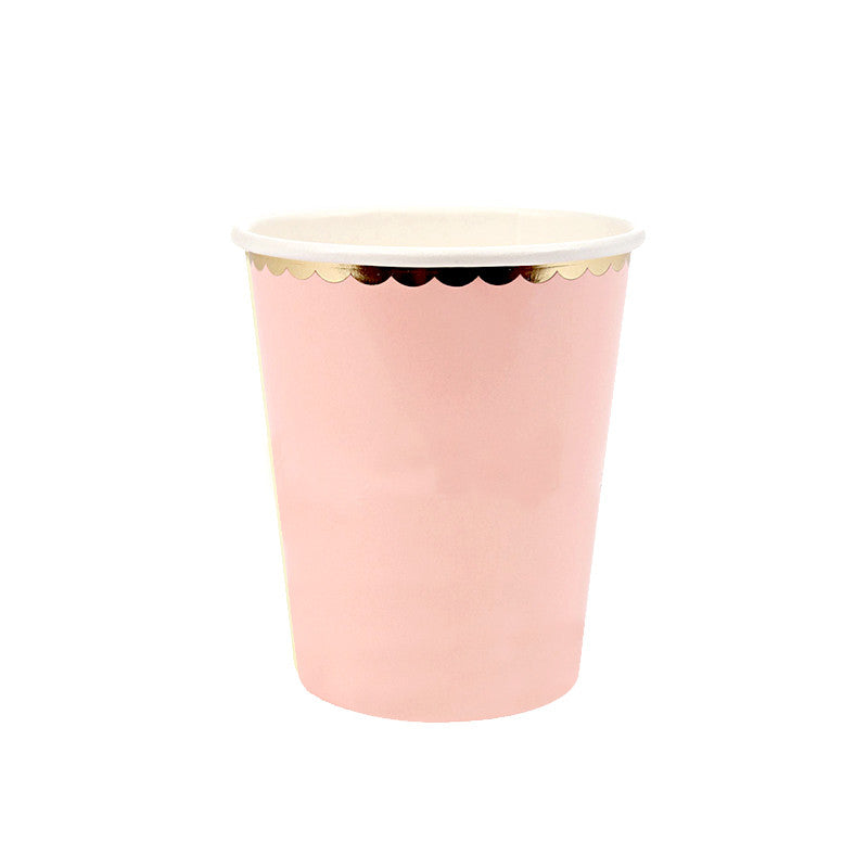 Disposable Paper Plate pastel Ice Cream Pastel Rainbow for Birthday Party