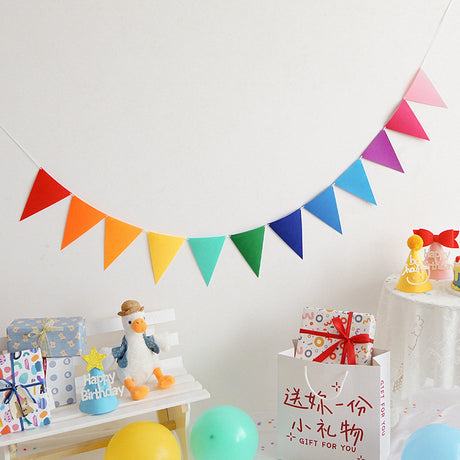 [SG Instock] Decorative Happy Birthday Banner Garland Triangle Flag Bunting for Party Decoration