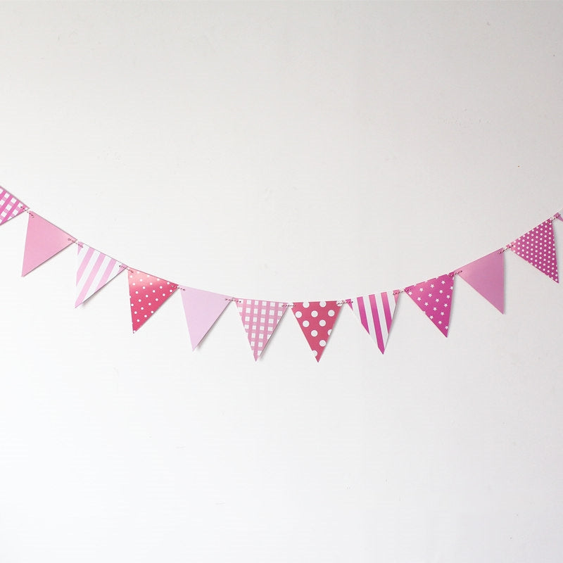 [SG Instock] Decorative Happy Birthday Banner Garland Triangle Flag Bunting for Party Decoration
