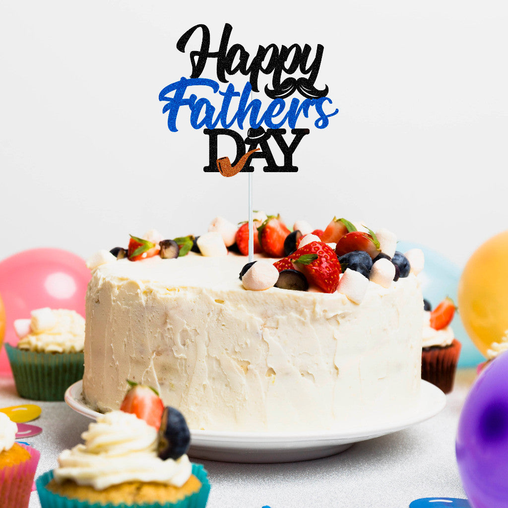 [SG Instock] Fathers Day Banner Balloon Decoration Father's Day Cake Topper Best Dad Ever Happy Father Day Gift