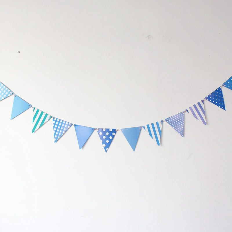 [SG Instock] Decorative Happy Birthday Banner Garland Triangle Flag Bunting for Party Decoration
