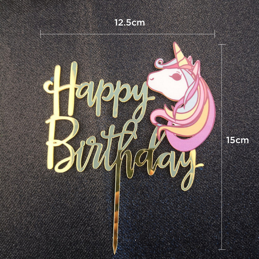 Everything Unicorn theme birthday decoration balloon banner tableware