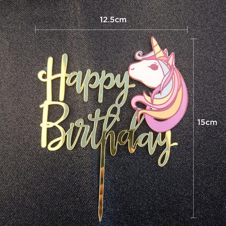 Everything Unicorn theme birthday decoration balloon banner tableware