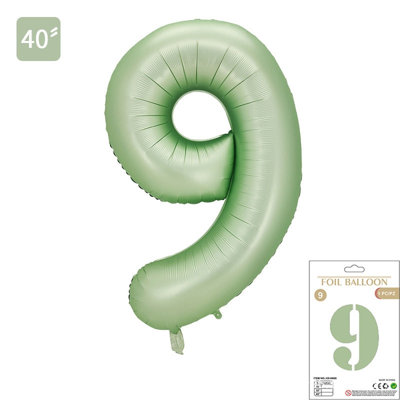 40 inch avocado number balloon for birthday party decoration