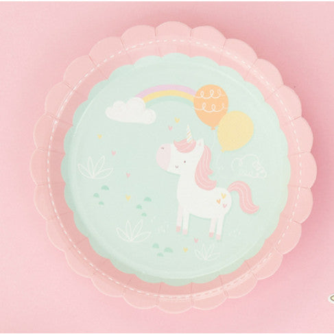 Everything Unicorn theme birthday decoration balloon banner tableware