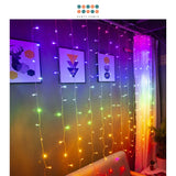 Deepavali Decoration Diwali Candle Banner 3m x 3m drop down curtain light decor