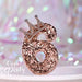 Premium Number Candle Fancy Glitter Happy birthday Candle